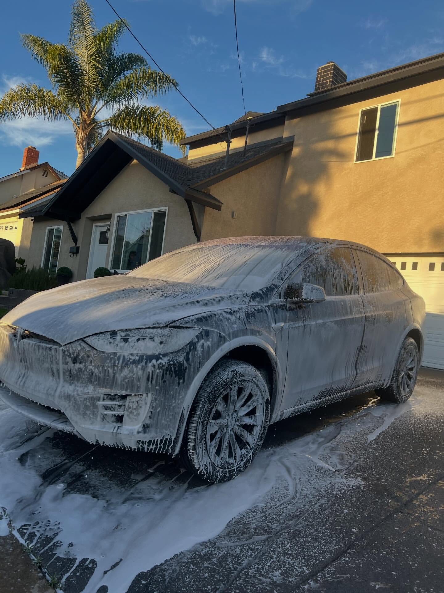 Foam wash hand detail San Diego